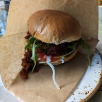 Seitan Burger at Junk y Vegan in Helsinki