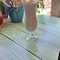 Cranberry-caramel milkshake at Junk y Vegan in Helsinki