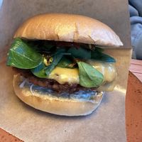 Junky burger  at Junk y Vegan in Helsinki