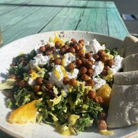 Kale salad  at Junk y Vegan in Helsinki