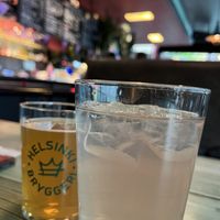 Beer and grapefruit soda   at Junk y Vegan in Helsinki