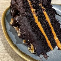 Chocolate and orange fudge cake  at Deli Gasta in Isle Of Skye