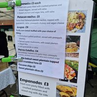 Menu at Piries Place Monthly Vegan Market in Horsham