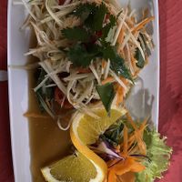 Salad without fish sauce or prawns   at Ristta Thai Food in Tenerife