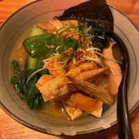 Vegan tofu miso ramen  at Takumi in Brussels