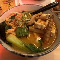 Spicy tofu miso ramen  at Takumi in Brussels