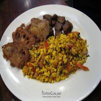 Country Breakfast tofu scramble, french toast, soy sausage at V Note in New York City