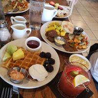 My delicious waffle  at Yummvees in Richmond