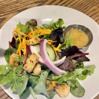 Salad that comes with  every main course  at Yummvees in Richmond