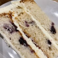 AMAZING lemon 🍋 blueberry 🫐 cake!   at Yummvees in Richmond