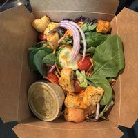 The side salad.   at Yummvees in Richmond