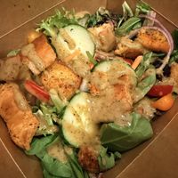 Literally the best salad I ever had   at Yummvees in Richmond