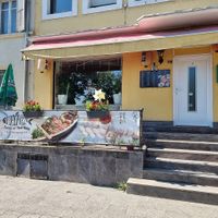 front + outdoor seating at Ichiban Sushi in Remich