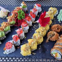 32 vegan sushis  at Ichiban Sushi in Remich