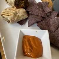 Vegan burrito  at Communitea Cafe in Canmore