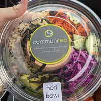 Nori biwl at Communitea Cafe in Canmore