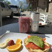   at Communitea Cafe in Canmore