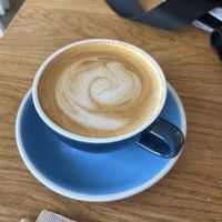 Oat milk cappuccino   at Communitea Cafe in Canmore