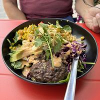 Taco bowl  at Communitea Cafe in Canmore
