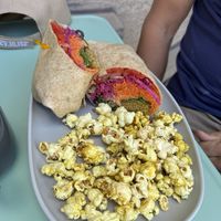 Falafel Wrap  at Communitea Cafe in Canmore