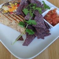 Burrito at Communitea Cafe in Canmore