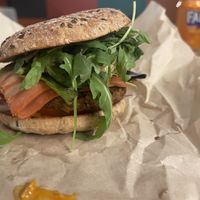 Champi Burg  at Super Vegan in Barcelona