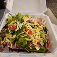 Side salad at BottleDog Bites & Brews in Cary