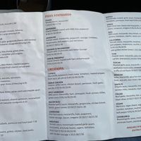 Menu at M3 Pizza in Southside Place