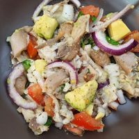 Vegan ceviche at Sopa -  Nieremberg in Madrid