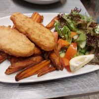 Vegan fish at Hunky Dory in Richmond