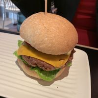 Vegan Beyond garden goodness burger on a panini bun   at MEL - Grill'd - T2 in Melbourne Airport