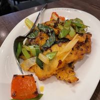 Twice cooked fish at Tofu Vegan - Islington in North London