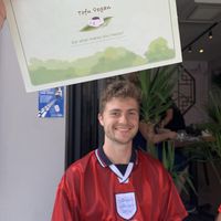 Eat what makes you happy  at Tofu Vegan - Islington in North London