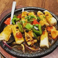 Tofu in black bean sauce at Tofu Vegan - Islington in North London