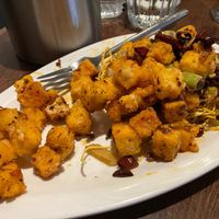 Tofu with chilli  at Tofu Vegan - Islington in North London