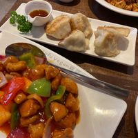 Sweet and sour chicken  at Tofu Vegan - Islington in North London