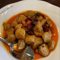 sweet “chicken" at Tofu Vegan - Islington in North London