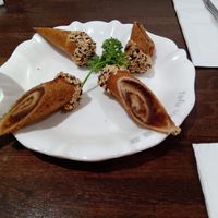 Sesame and aduki dessert at Tofu Vegan - Islington in North London