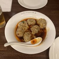Deslicious dumplings at Tofu Vegan - Islington in North London