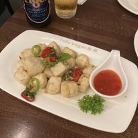 Salt and pepper tofu at Tofu Vegan - Islington in North London