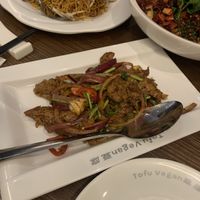 The ‘lamp’ was sooooo good. I think it was the best at Tofu Vegan - Islington in North London