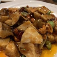 King oyster Mushroom with cashew  at Tofu Vegan - Islington in North London