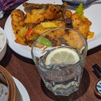 Twice cooked fish at Tofu Vegan - Islington in North London