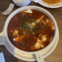 Silken tofu soup  at Tofu Vegan - Islington in North London