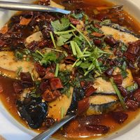 Vegan fish   at Tofu Vegan - Islington in North London