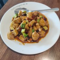 Gung Pao chicken with peanuts at Tofu Vegan - Islington in North London