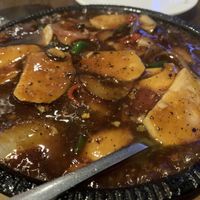 Chinese Mushrooms in spicy sauce  at Tofu Vegan - Islington in North London