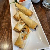 Spring rolls  at Tofu Vegan - Islington in North London