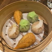 Assorted dim sum  at Tofu Vegan - Islington in North London