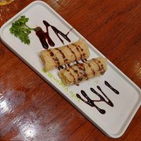 Sweet potato rolls at Tofu Vegan - Islington in North London